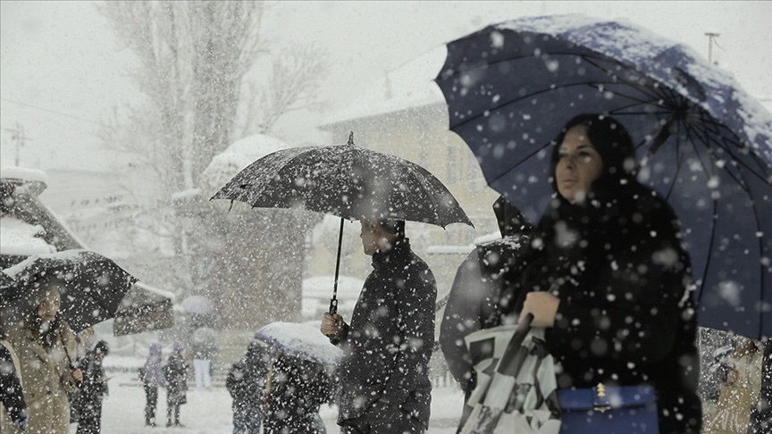 Meteoroloji 14 il için Kar uyarısı yaptı.