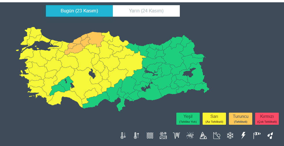 Meteoroloji’den 44 İl İçin Kritik Uyarı: Fırtına, Sağanak ve Kar Geliyor!